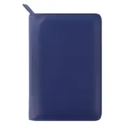Filofax Metropol Personal Zip Organiser Diary/Task Planner Faux Leather Navy