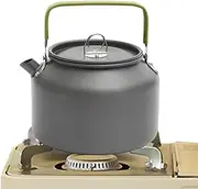 Outdoor Camping Kettle,1.8L Portable Lightweight Outdoor Kettle | with Anti-scalding Handle High Heat Conduction Camp Stove Pot for Barbecue