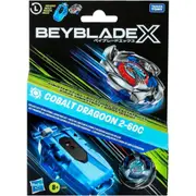 Beyblade X - Cobalt Dragoon 2-60C Deluxe Left-spin String Launcher Set