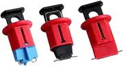 TopHomer 3PCS Miniature Circuit Breaker Lockout MCB Lockouts Safety Device, Locks Out Virtually All Miniature ISO/DIN Circuit Breakers Universally