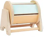 Montessori Spinning Drum Montessori Toys for Babies 6-12 Months Wooden Rainbow Spinning Drum Montessori Inspired Baby Play Kit Educational Toys for Early Development Infants and Toddlers 1-2 Years Old