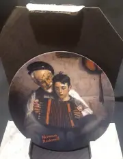 Knowles Norman Rockwell Plate "The Music Maker"1981Limited Edition Authentic NOS