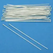 50 Sterling Silver Head Pins 22 Gauge 2"