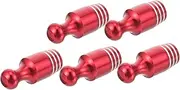 GANAZONO 5Pcs Decorative Valve Stem Caps Novelty Shaped Tire Valve Caps for Cars Bikes and Practical Design Easy Installation Prevent Air Leakage and Dirt