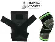 Knee Brace Adjustable Straps Sports Running Netball Fitness Leg Muscle Support