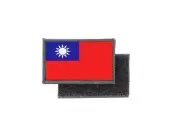 Flag patch printed badge country taiwan