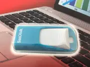 32GB USB 2.0 Flash Drive SanDisk Cruzer Edge Blue SDCZ51-032G-A46BG