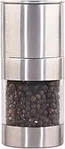 Cahnvob Manual Salt and Pepper Grinder - Stainless Steel Portable Mini Mill for Herbs, Spices, and Rose Salt - Kitchen Grinding Gadget