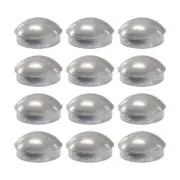 Chain Link Fence 4" Round Dome External Post Caps | Die Cast Aluminum Caps | ...