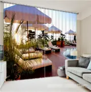 3D Pavilion 37 Blockout Photo Curtain Printing Curtains Drapes Fabric Window AU