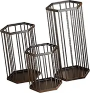 Perfeclan 3Pcs Yoga Mat Storage Basket Home Gym Storage Rack Weight Rack Yoga Mat Holder for Basketball Yoga Block Football Soccer Home