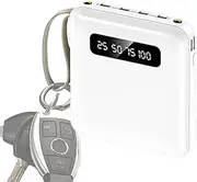 Portable Charger Bank | 5000 MAh Mobile Phone Charger Bank - Ultra-Light Digital Display Charging Pack for Workplace Travel Use