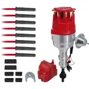 MSD 351W Ford Ignition Kit Includes Distributor, SS Coil, Wires