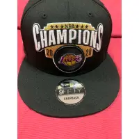 在飛比找蝦皮購物優惠-湖人 2020冠軍紀念帽 New era 棒球帽可調式New