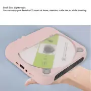 Portable CD Player With Earphones Support CD USB AUX Input Rechargeable BT M Hot