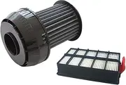 Trade-Shop Filter Set (HEPA Filter + Lamella Filter) Compatible with Bosch BGS6 Series, Compatible with Siemens VSX6 Series/Vacuum Cleaner Replacement Part
