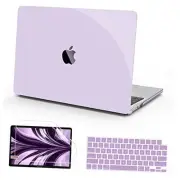 Compatible with MacBook Air 13.6 inch Case 2025 2024 2023 2022 Release Purple