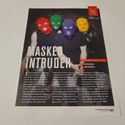 Masked Intruder 1 Page Article/Clipping