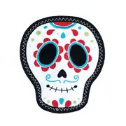 Zippy Paws Z-Stitch Santiago the Sugar Skull Plush Pet Dog Squeaker Toy