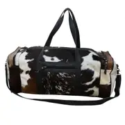 Multi-Cowhide Weekender Bag