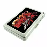 Devil Unicorn Em1 Cigarette Case with Built in Lighter Metal Wallet