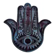 Laser Engraved Hamsa Hand Wall Décor 8x6.50
