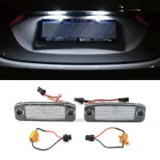 2× LED License Number Plate Light Number Frame Lamp For Hyundai Sonata 2010-2013