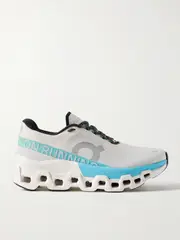 [ON] ON - Cloudmonster 2 Rubber-trimmed Mesh Sneakers - Light gray - US5 US5 Gray