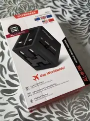 Wall Plug Adapter Hypergear World Travel Adapter Dual USB International New