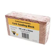 SIA Abrasives Sanding Cork Block 1 Pack
