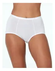 [Bendon] Body Cotton Full Brief in White