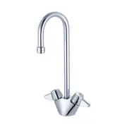 Central Brass 0289-A 1.5 GPM Double Handle Bar Faucet - Chrome