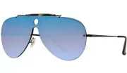 NEW Authentic RAY-BAN BLAZE SHOOTER Black Violet Blue Sunglasses RB 3581N 153/7V