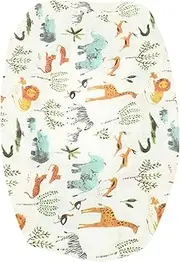 Hoement Baby Change Mat Cover Washable Nappy Change Pad Sheet Elastic Reusable Changing Pad for Newborn