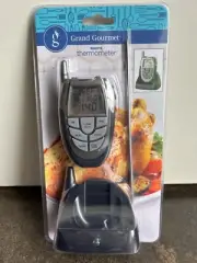 Grand Gourmet Wireless Remote Cooking Meat Thermometer & Dual Timer NEW