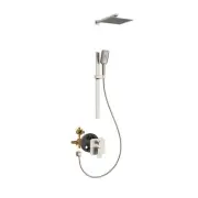 Pulse 3008-1.8GPM ShowerSpas Brushed-Nickel Combo Shower System