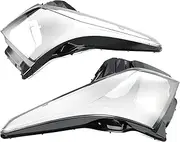 CLZCNQLX Left and Right Headlight Lens Cover Compatible for Cadillac ATS 2013-2018