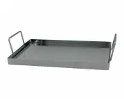 1pc 33cm Rectangular Mirror Tray Handle Wedding Table Home Tealight Candle Party
