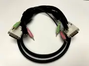 StarTech KVM CABLES 4-IN 1 USB-DVI-D 6 ft USB 2-in-1 KVM Cables DVID4N1USB6