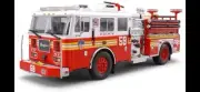 NEW! Code 3 Collectibles Fire Department City Of New York Seagrave Engine Co. 59
