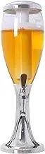 Beverage Containers Beer Tower with Clear Scale, Drink Tower with Tap, Ice Tube and LED Lights, Beverage Dispenser for Bar Party KTV Beer Container Gift