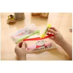 【現貨+預購】韓國可愛卡通筆袋 創意簡約指環土豆兔文件袋 封口式PVC票據袋 (E093)