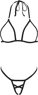 [SHERRYLO] Micro Bikini Extreme No Coverage G String Bikinis Slutty Exotic Swimsuit Tiny Skimpy Lingerie for Women