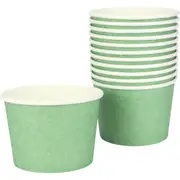 Sage Green Ice Cream Cups 473ml (Pack of 12)