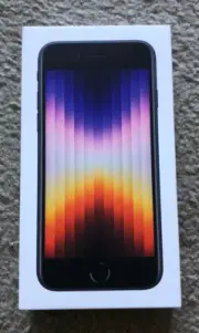 Apple iPhone SE 3rd Gen. 128GB Midnight- 2022 Brand New AU Stock
