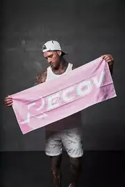 Recov Gym Towel - Pink