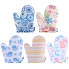 BBQ Oven Mitts for Cooking Kitchen Fireplace Grilling Double-Layer Easy to Clean