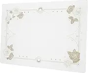 HOODANCOS 1 Sheet Transparent Craft Cutting Mat Practical Self Healing Cutting Board for DIY Projects Lightweight Non Slip Design for Sewing Engraving and Crafting Use