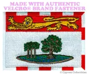 PRINCE EDWARD ISLAND FLAG PATCH CANADA new CANADIAN w/ VELCRO® Brand Fastener