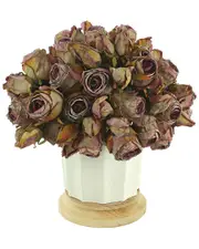 Creative Displays Burgundy Dried Rose Bundle